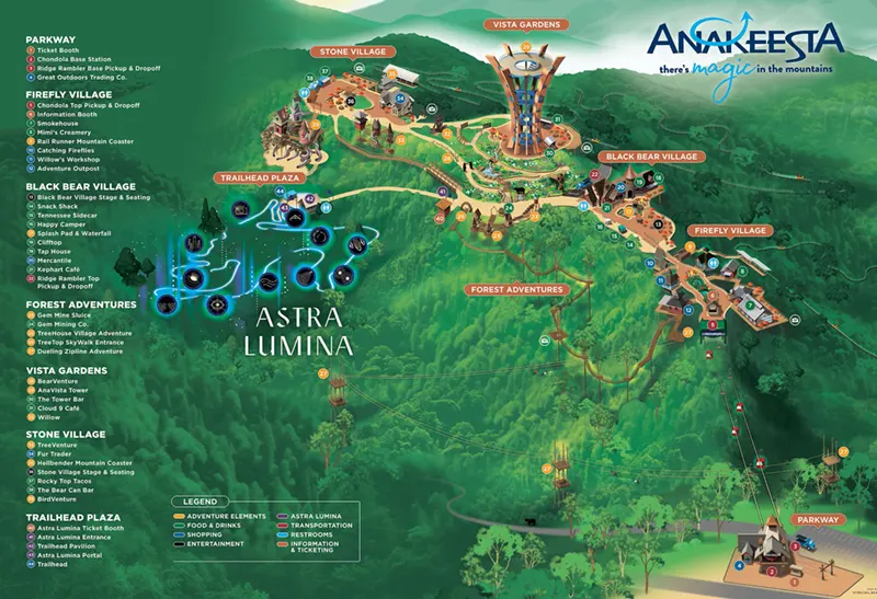 Anakeesta park map