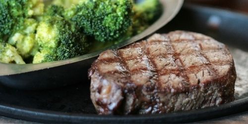 Steak from takeout restaurants