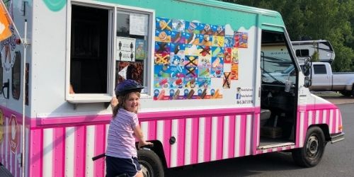 Ice cream truck at The Ridge campground Ice cream truck at The Ridge campground