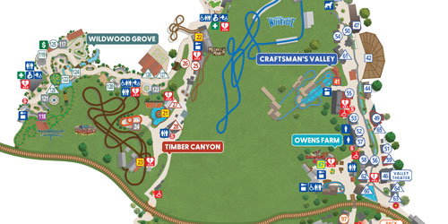 Dollywood Map: Click to visit page.