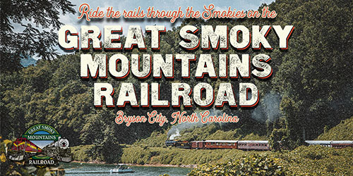 Great Smoky Mountains Railroad: Click to visit website.