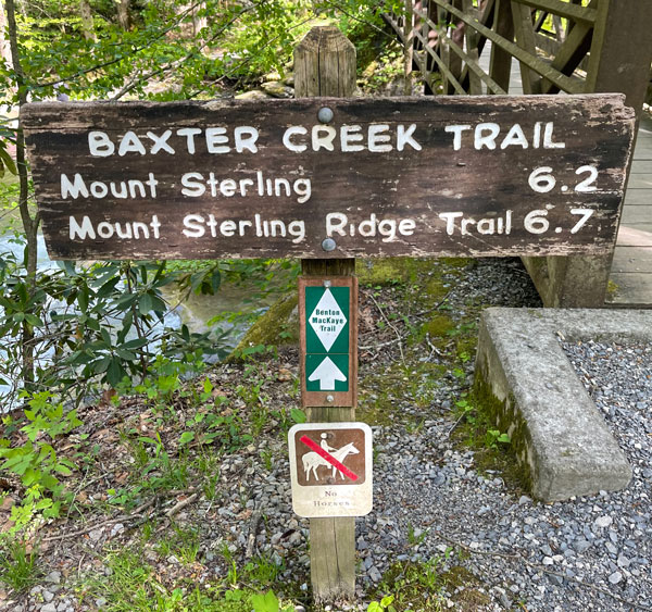 Baxter Creek Trail (Mt. Sterling)