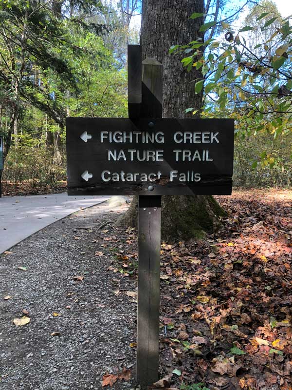 Cataract Falls (Fighting Creek, Cove Mountain Trail)