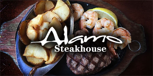 Ad - Alamo Steakhouse & Saloon: Click to visit website.