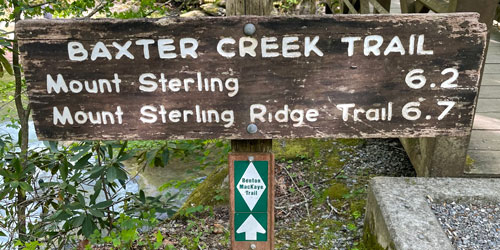 Baxter Creek Trail: Click to visit page.