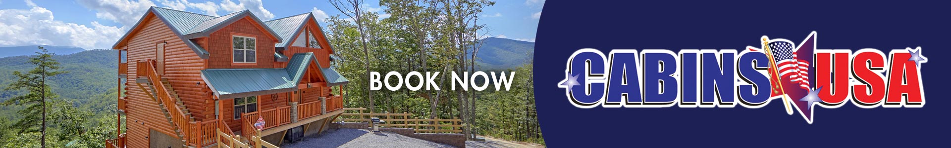 Ad - Cabins USA: Click to book now.