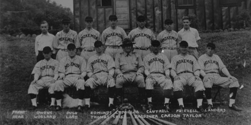 CCC baseball team, Smokemont (1934)