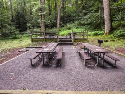 View of Chimneys Picnic Area