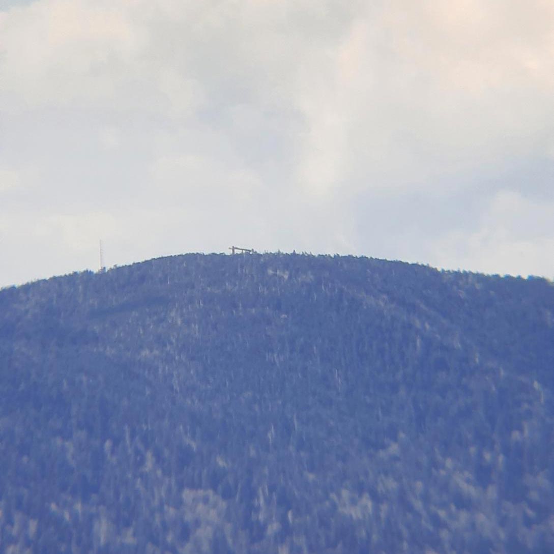 Clingman's Dome viewed from Mount LeConte Clingmans Dome Trail
