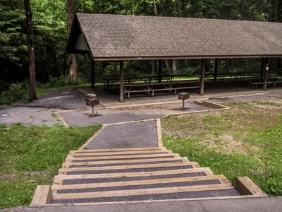 View of Cosby Picnic Pavilion