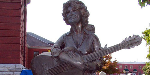 Dolly Parton Statue by Brent Moore