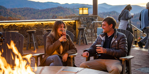 Fire pit at Anakeesta Fire pit at Anakeesta