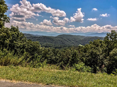 View of Foothills Parkway West Overlook #1