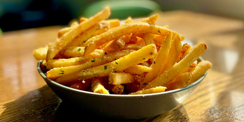French fries at Peaceful Side Social
