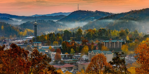 Sunrise in Gatlinburg