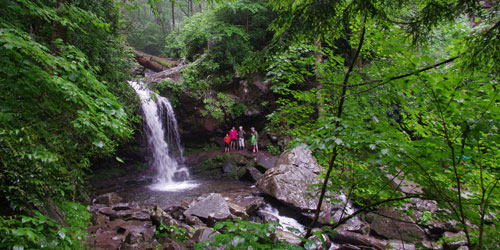 Hike to Grotto Falls: Click to visit page.