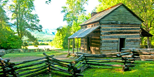 John Oliver's homestead in Cades Cove John Oliver's homestead in Cades Cove