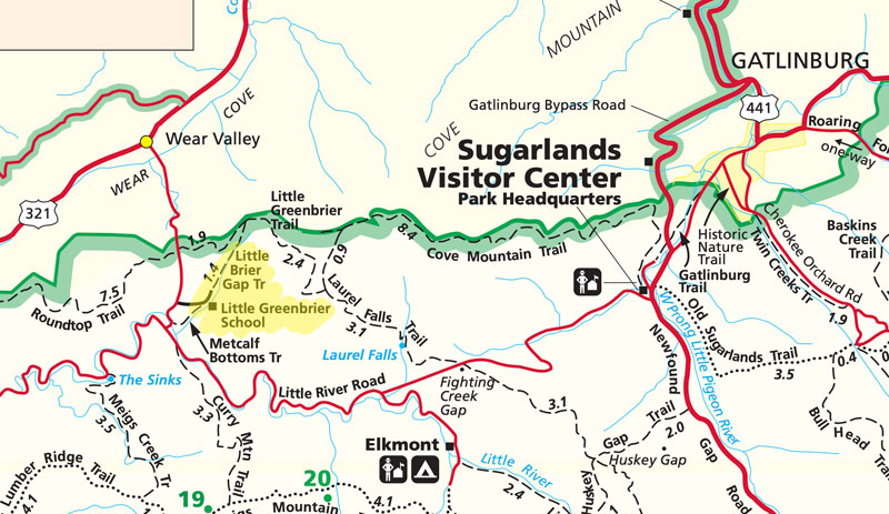 Little Brier Gap Trail (Walker Sisters Cabin)