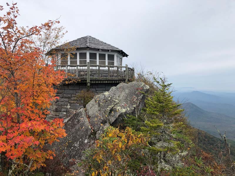 The incredible Mount Cammerer lookout tower Mt. Cammerer Trail via Low Gap + AT