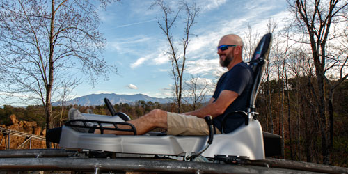 Mountain Coasters in the Smokies: Click to visit page.