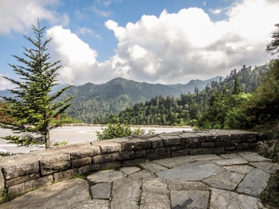 View of Newfound Gap Parking Area