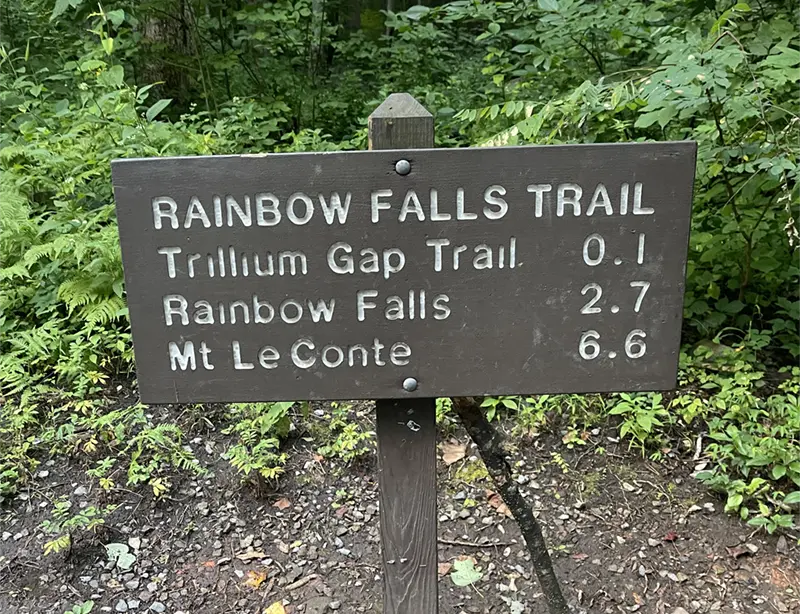Rainbow Falls Trail (Mt. LeConte)