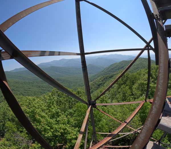 Shuckstack Fire Tower via the AT