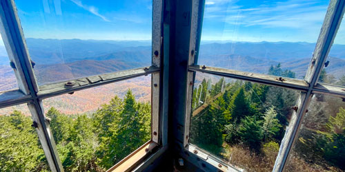 Views from the fire tower (October 2022)