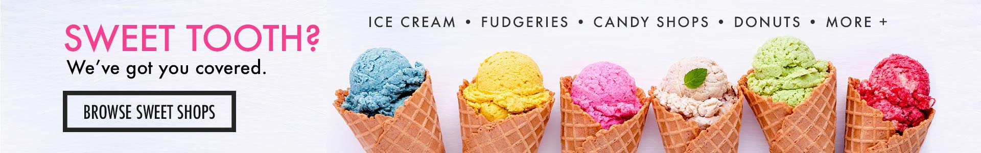 Click to browse sweets shops in Pigeon Forge.