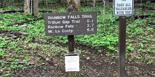 Rainbow Falls Gatlinburg Rainbow Falls Gatlinburg